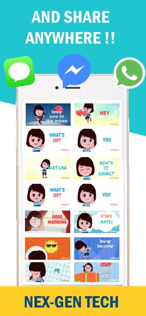 XPRESSO: 3D avatar gif sticker(圖2)-速報App