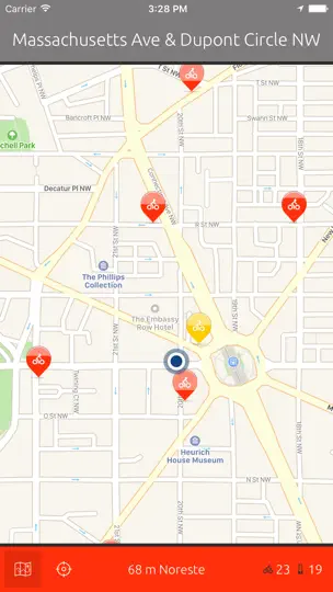 Captura de pantalla de Bicis D.C. — Un App Capital Bike Share De Un Click en iPhone 4