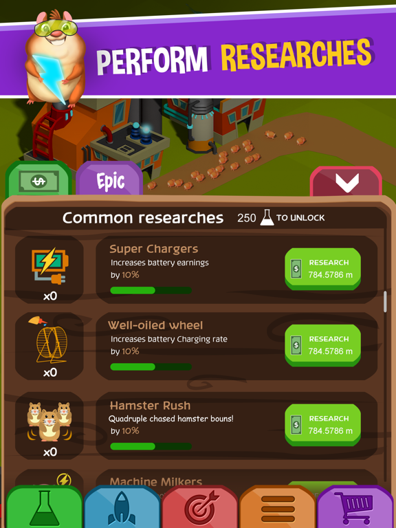 Tiny Hamster : Clicker Game iPad screenshot 4 - Games app