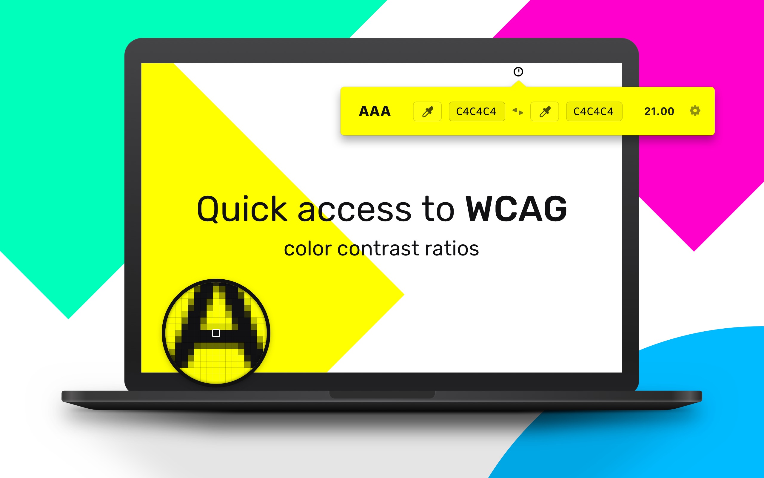 Screenshot do app Contrast — Color Accessibility