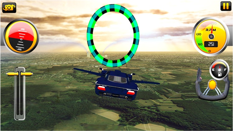 Extreme Car Flying Pilot pro