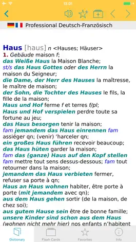 Game screenshot German French XL Dictionary mod apk