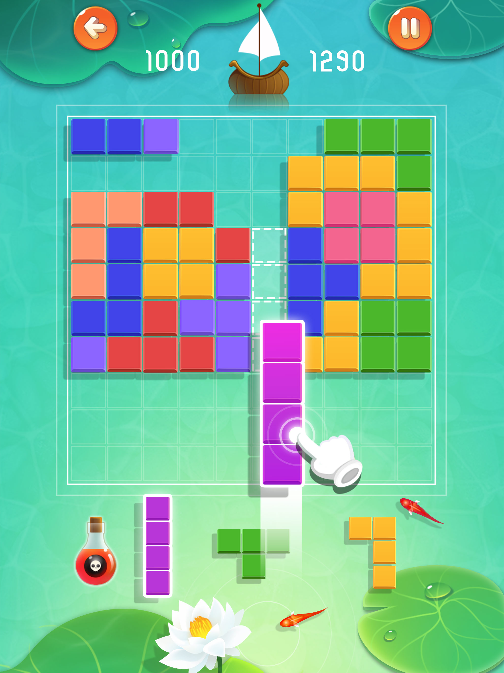 Block Fish - Fun Puzzle Game screenshot 7