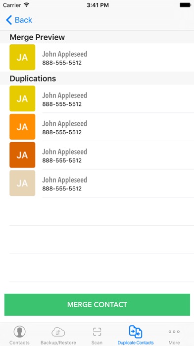 Contacts Organizer screenshot 2