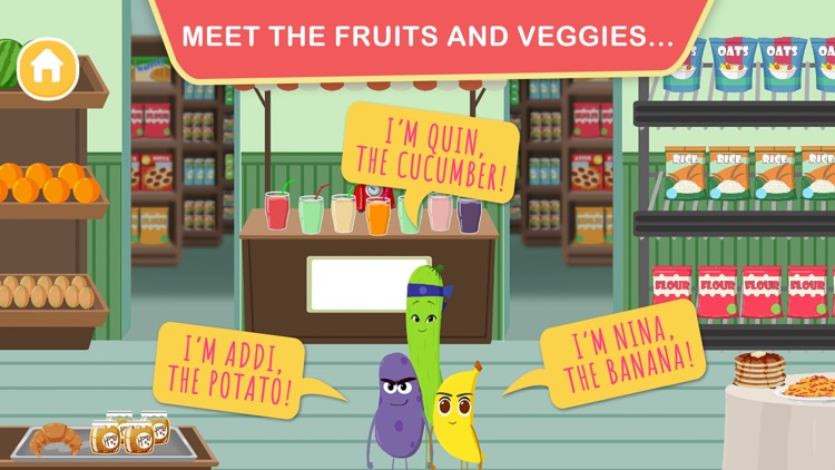 Fruits Vs Veggies– Supermarket