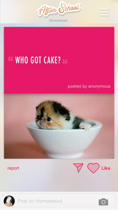 Screenshots of After School - Funny Anonymous School News for iPhone
