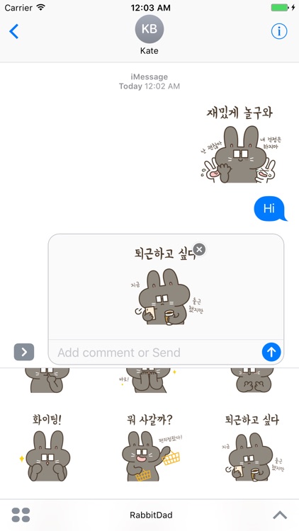 힘내! 토끼아빠!