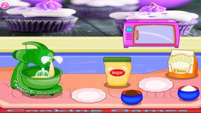 cooking cupcake girls games screenshot 2