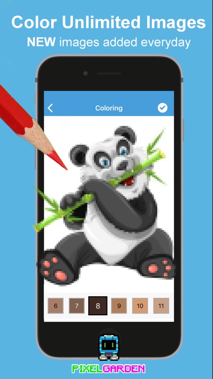 Pixel Garden: Coloring Numbers