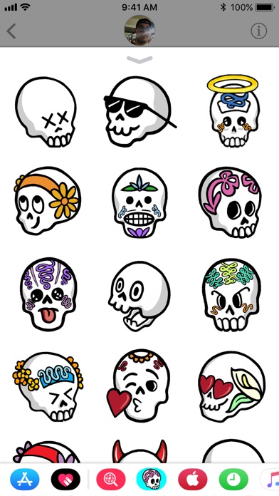 Sugar Skull Stickers Vol.1 screenshot 4