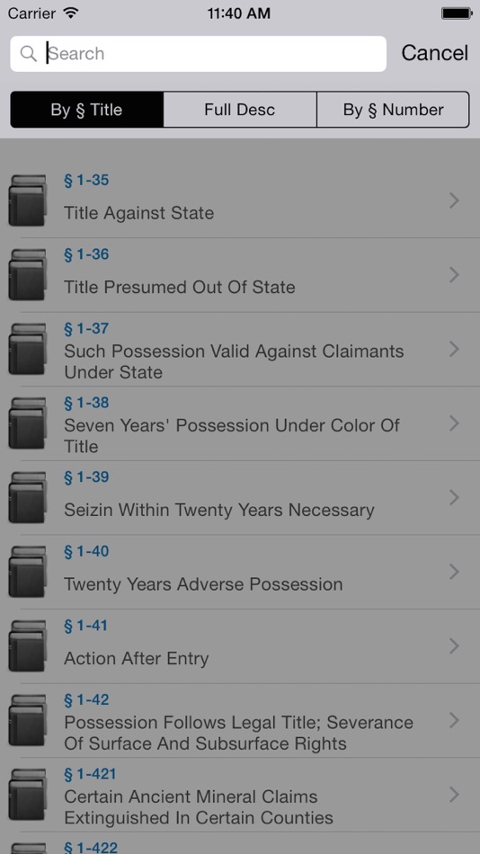 #4. NC Laws North Carolina Code (iOS) 게시자: Nirmala T V