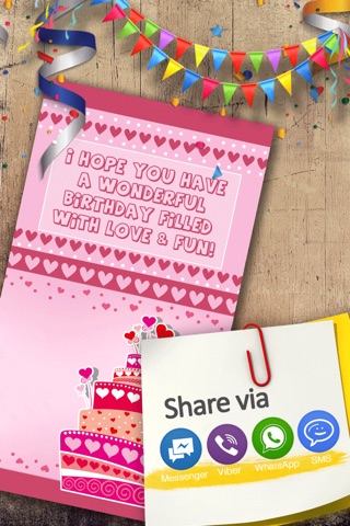 Birthday Greeting Card Maker 2 screenshot 4