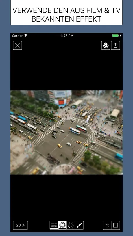 Tilt Shift Focus