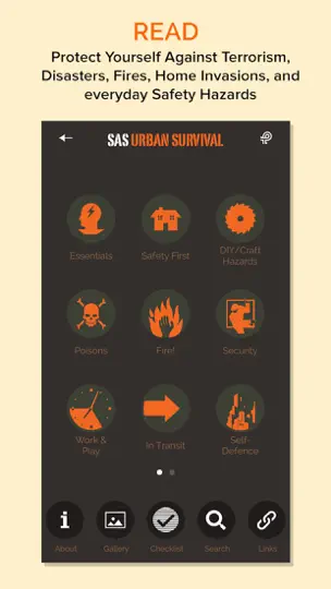 Captura de pantalla de SAS Urban Survival en iPhone 1