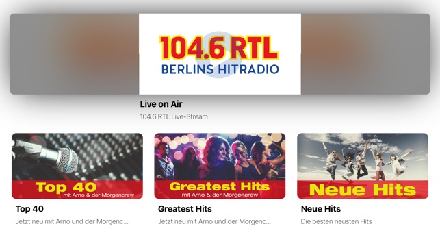 104.6 RTL Radio Berlin im App Store