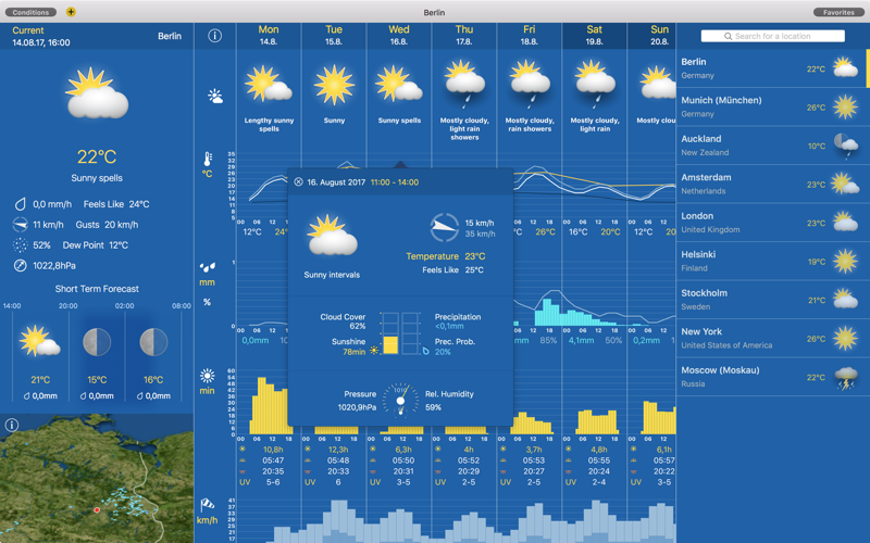 Скриншот из WeatherPro