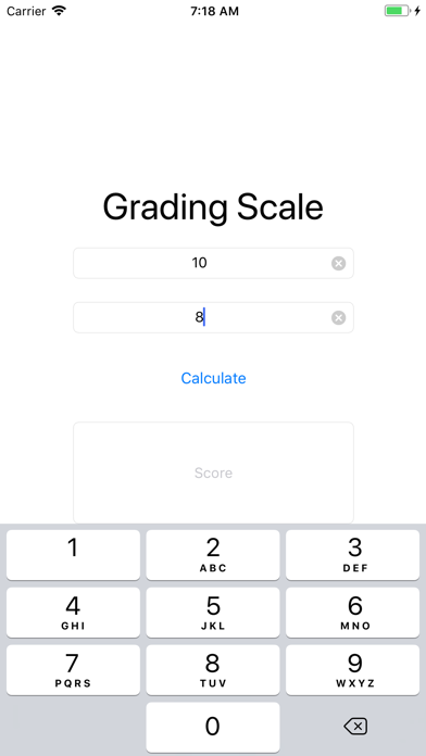 GradingScale screenshot 2