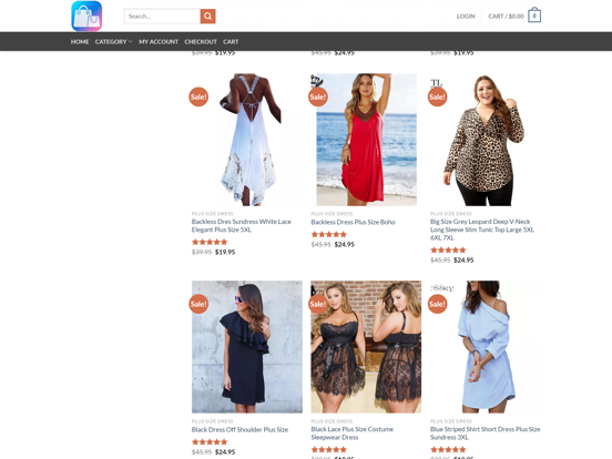 Screenshot #6 pour Plus Size Clothing Shopping