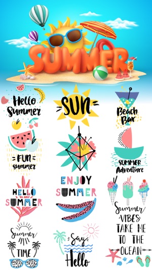 Summer Beach Party Stickers(圖1)-速報App