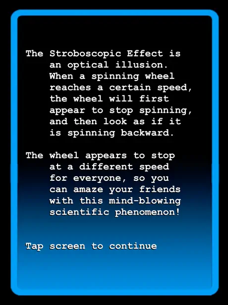 Stroboscopic Effect