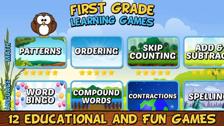 First Grade Learning Games