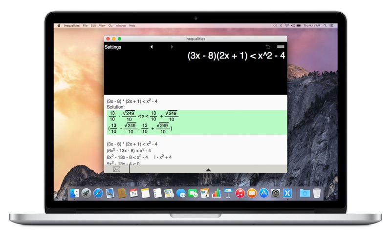 Inequalities app screenshot 3
