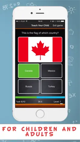 Game screenshot Teach Your Child Quiz - Flags hack