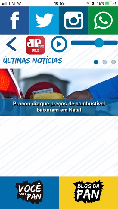 Dial Natal | 98 FM | Jovem Pan iPhone screenshot 4 - Music app