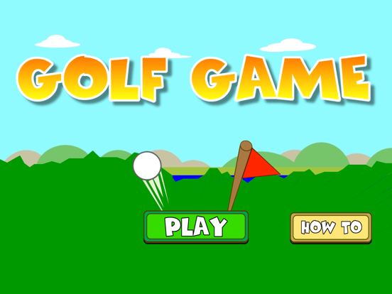 2D GOLF GAME iPad screenshot