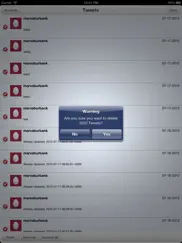 tweet cleaner - delete tweets iPad Captures Décran 3