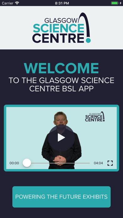 How to cancel & delete Glasgow Science Centre BSL App from iphone & ipad 1