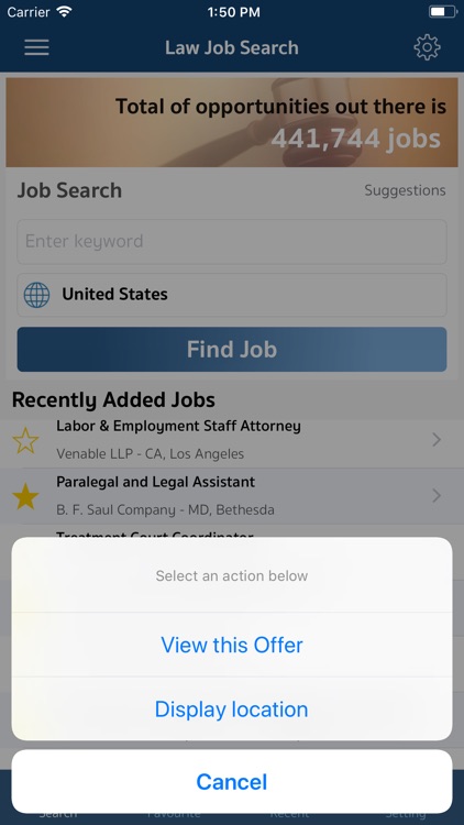 Law Jobs Search (CareerFocus) screenshot-3