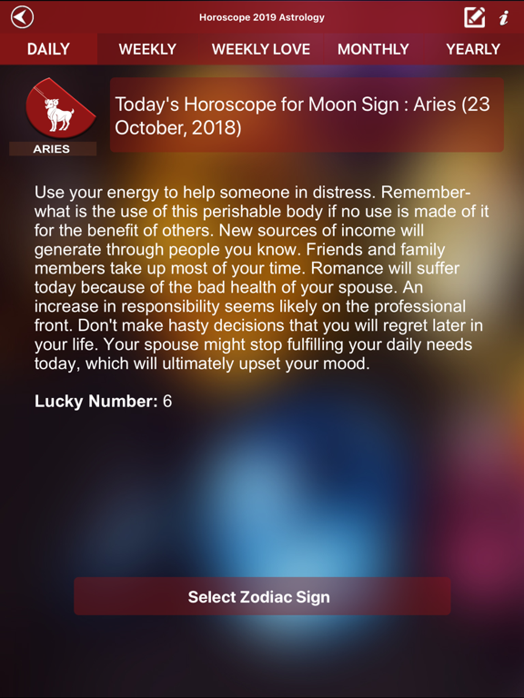 Screenshot #5 pour Horoscope 2019 Astrology