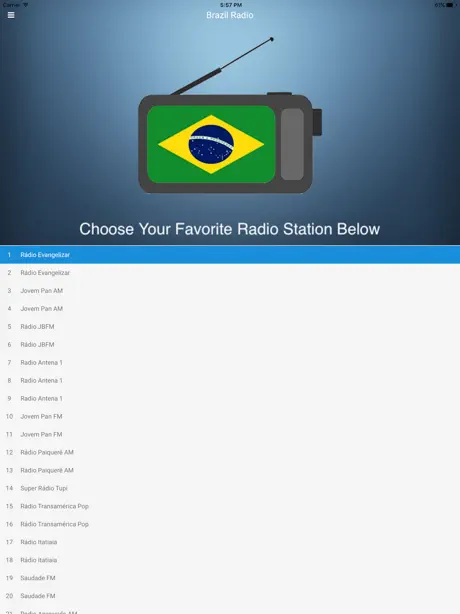 Brazil Radio Station Brazilian