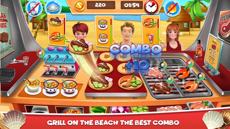 Beach Food Truck -Cooking Game