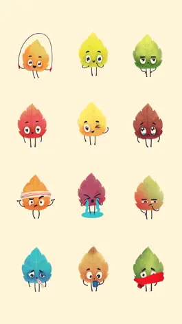 Game screenshot Falling in Fall - стикеры apk