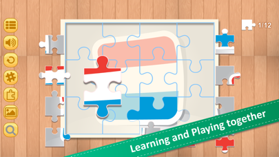 Jigsaw Puzzle National Flag JM screenshot