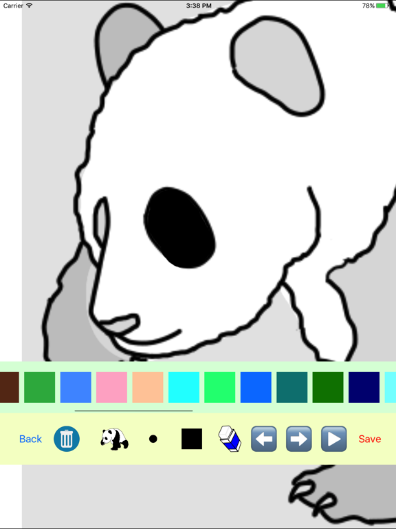Screenshot #5 pour Zoo Animal Movin Coloring Book