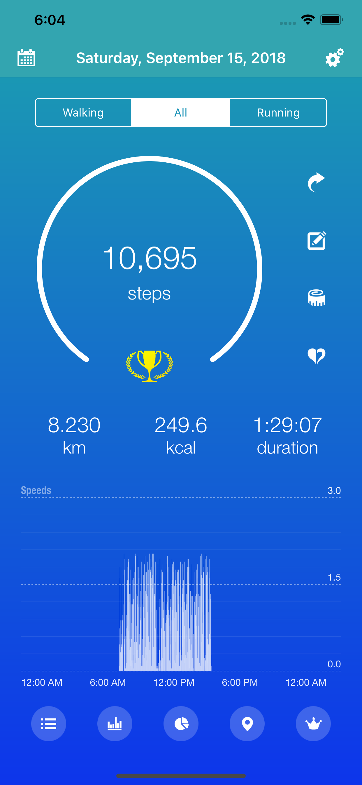 Walker - Pedometer with Motion