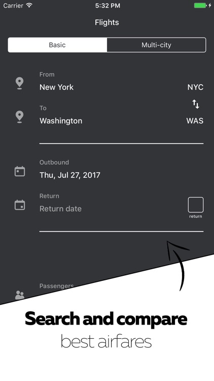 Search for Cheap Flights by SkyRadar screenshot-3