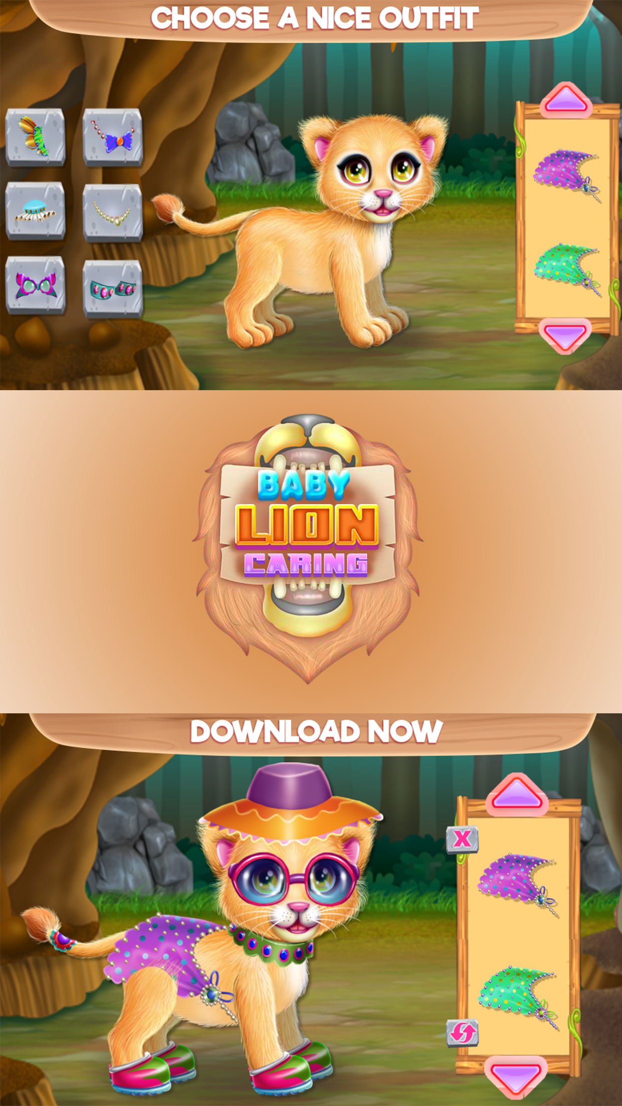 Baby Lion Caring screenshot 3