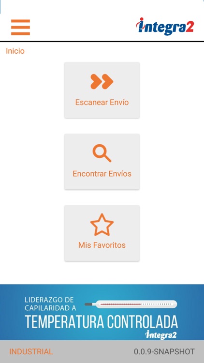 Integra2 App INDUSTRIAL