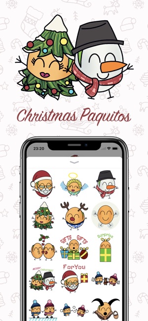 Paquitos Stickers: Christmas