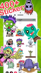 Zombie Stickers Collection screenshot #1 for iPhone