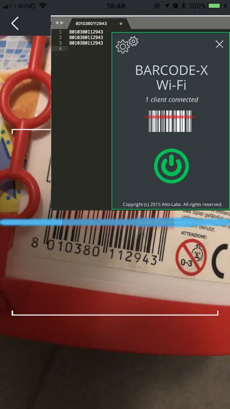 Barcode-x-wifi
