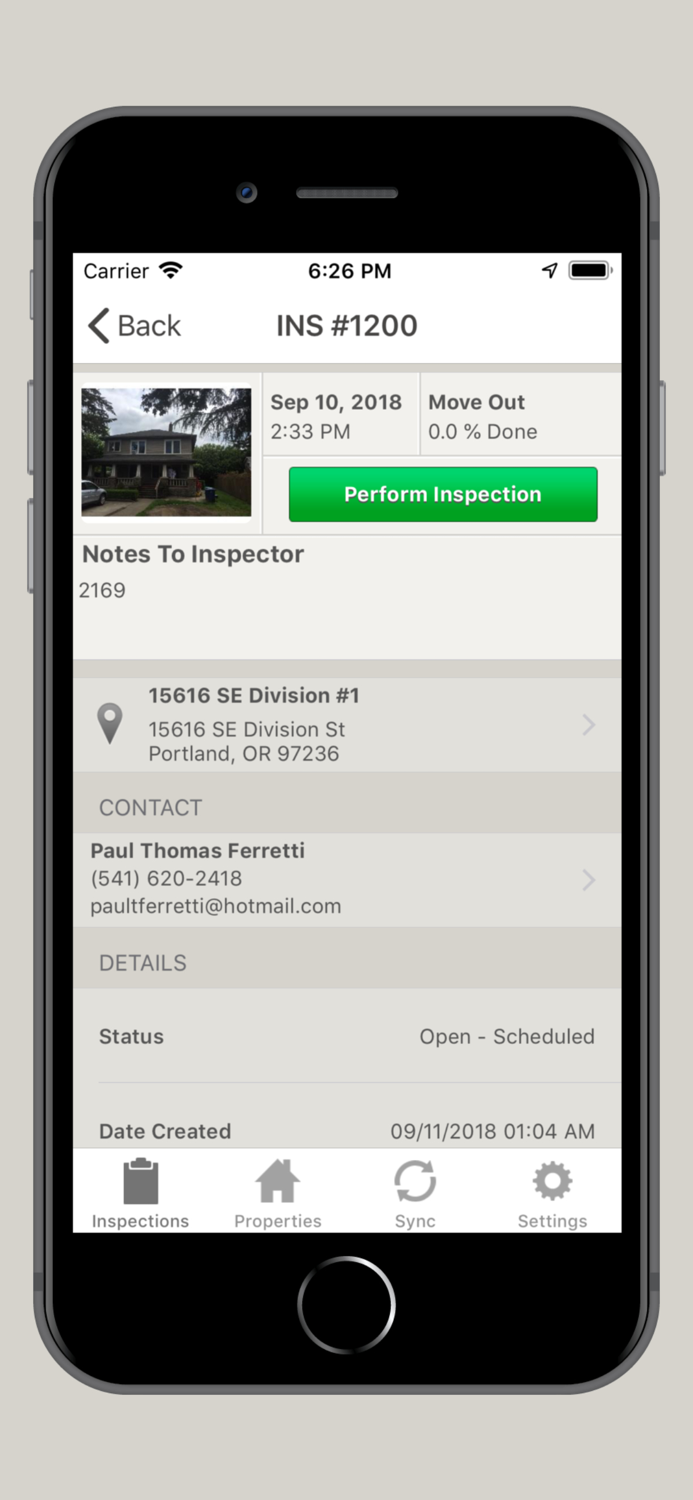 Inspections by Propertyware