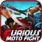 ‘Furious bike Fight’ is a motorcycle racing game where player participates in violent, illegal street races