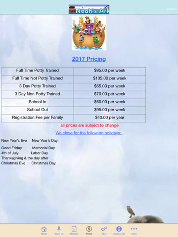 Noah's Ark Childcare App - náhled