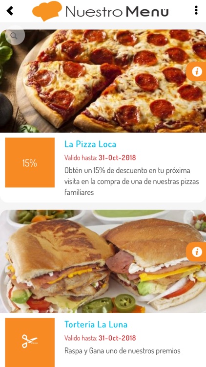 Nuestro Menu