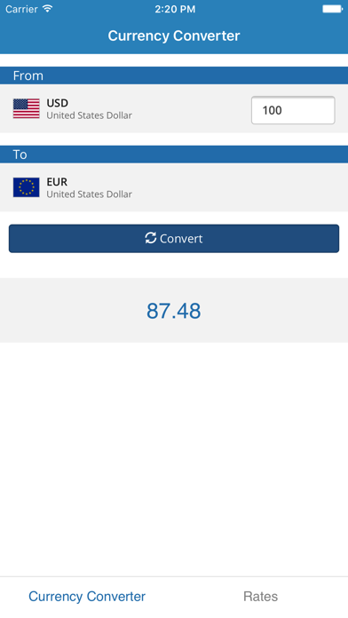 Screenshot #1 pour Currency Converter Live Rates